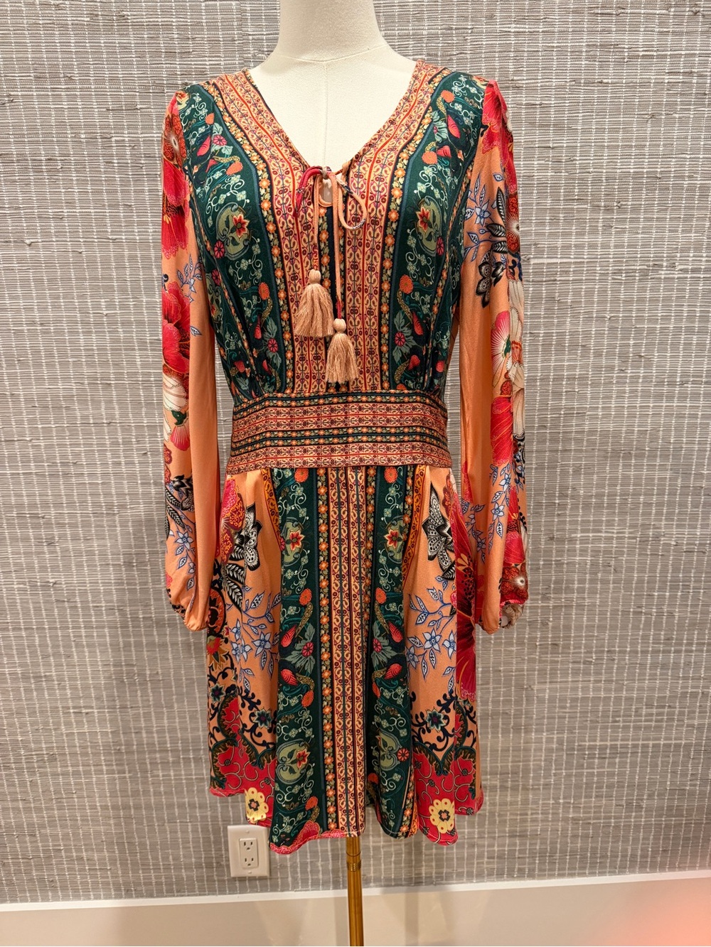 🧡Anthropologie x Farm Rio Topanga Mini Boho Dress 🧡